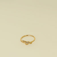 Tiffany & Co. 18K Rose Gold Knot Ring 51