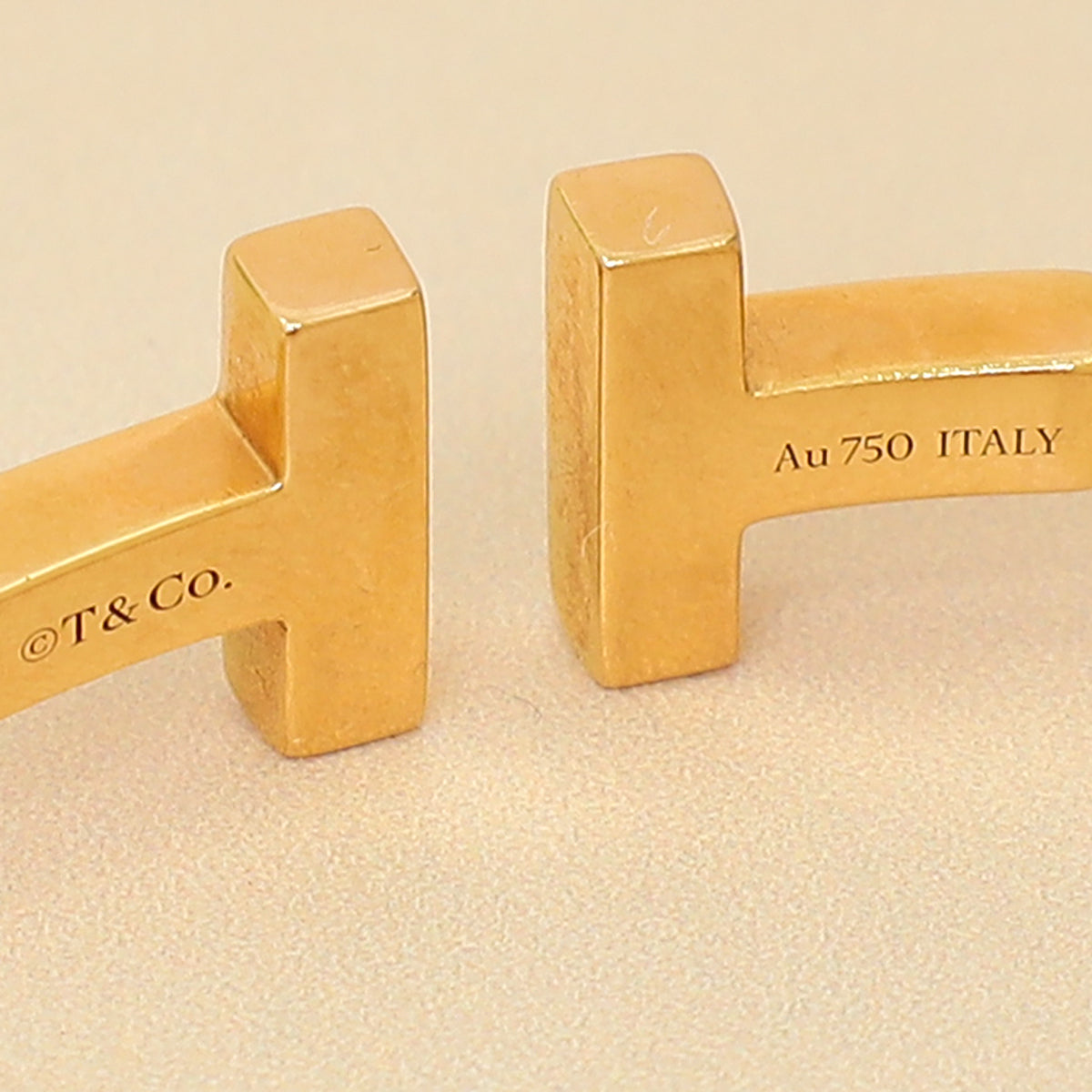 Tiffany & Co. 18K Yellow Gold T Wire Diamond MOP Small Bracelet-Tiffany & Co-THE CLOSET