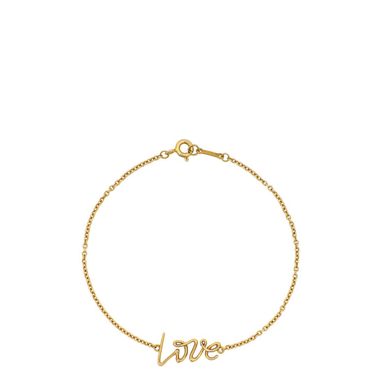 Tiffany & Co 18K Rose Gold Paloma Picasso Graffiti Love Bracelet