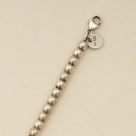 Tiffany & Co. Blue Heart Tag Bead 4mm Bracelet-Tiffany & Co-THE CLOSET