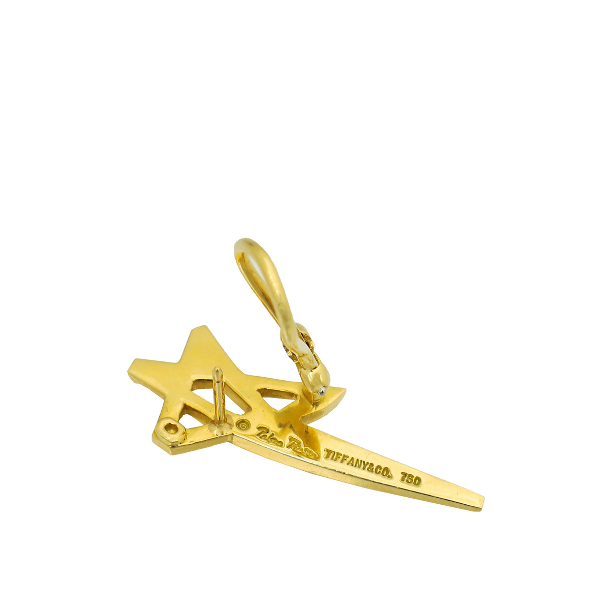 Tiffany & Co 18K Yellow Gold Paloma Picasso Shooting Star Earrings