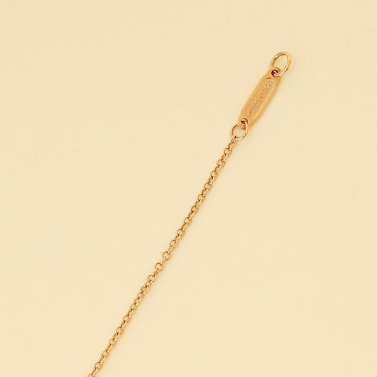 Tiffany & Co. 18K Rose Gold Modern Key Logo Pendant Necklace-Tiffany & Co-THE CLOSET