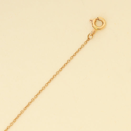 Tiffany & Co. 18K Rose Gold Modern Key Logo Pendant Necklace-Tiffany & Co-THE CLOSET