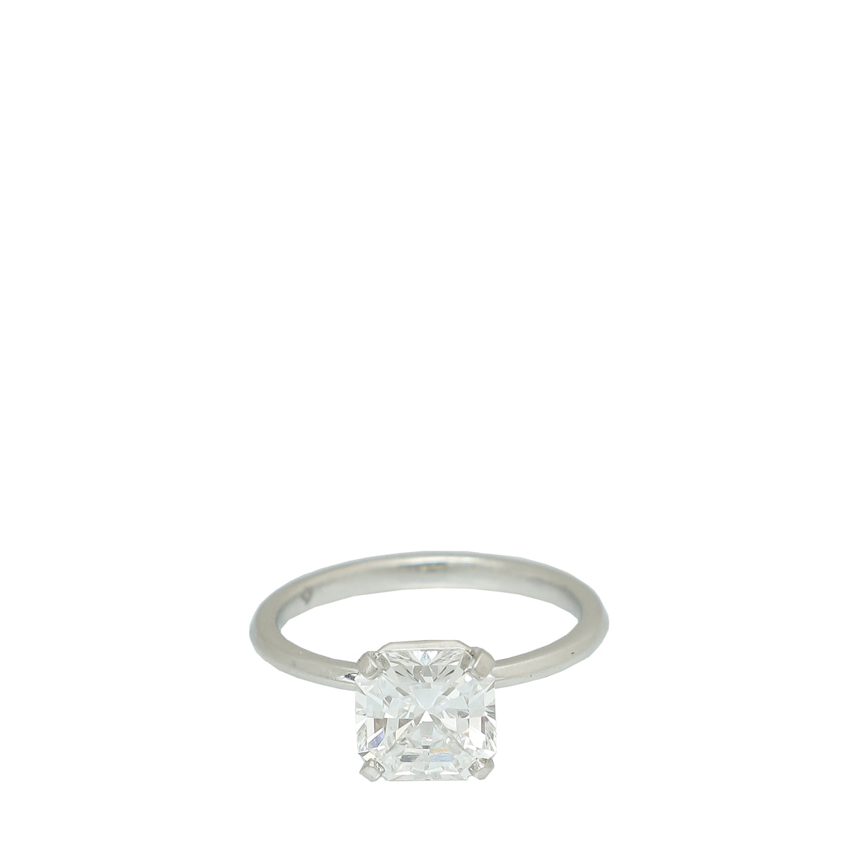 Tiffany & Co Platinum Diamond True Engagement Ring 51-Tiffany & Co-THE CLOSET
