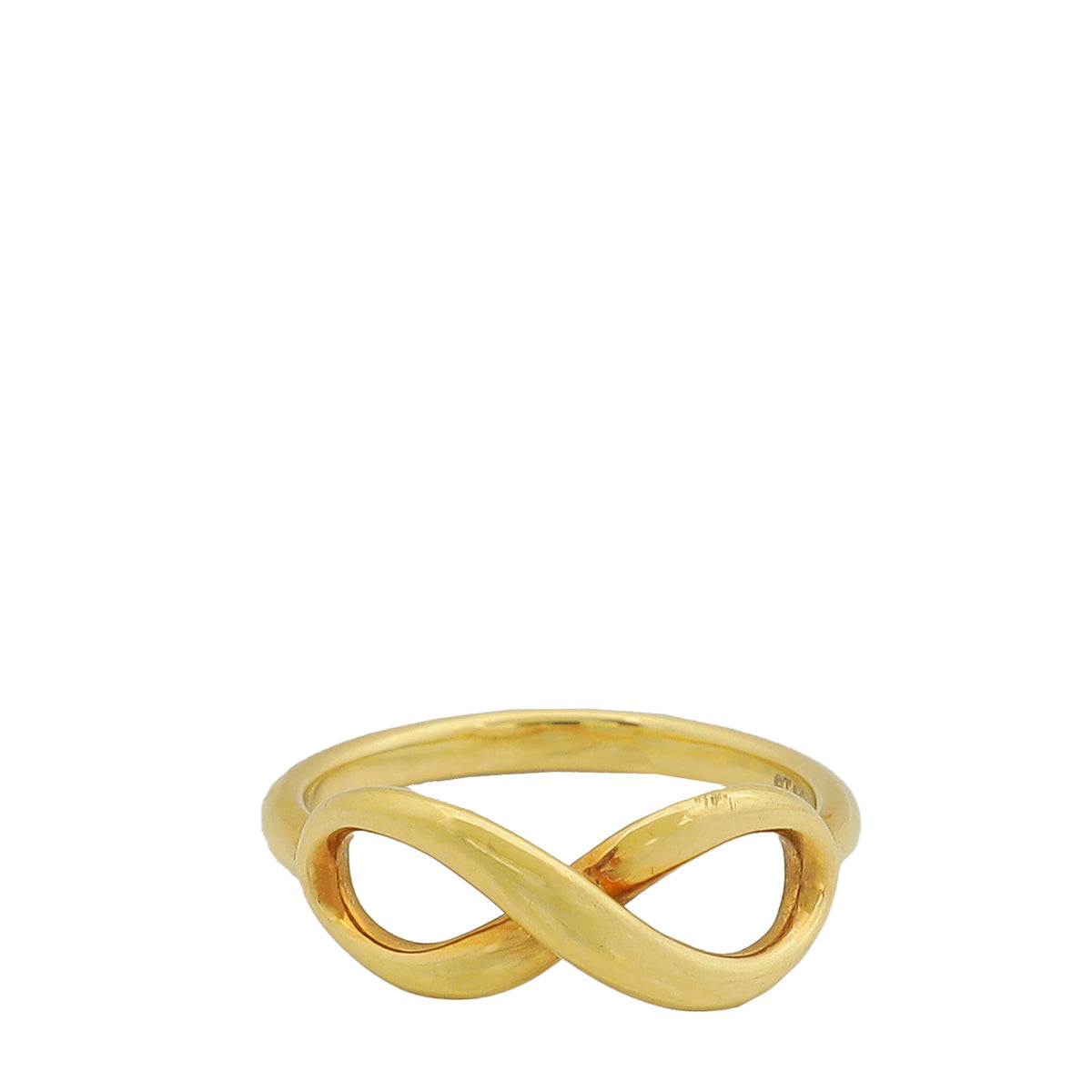 Tiffany & Co 18K Yellow Gold Infinity Ring 54-Tiffany & Co-THE CLOSET