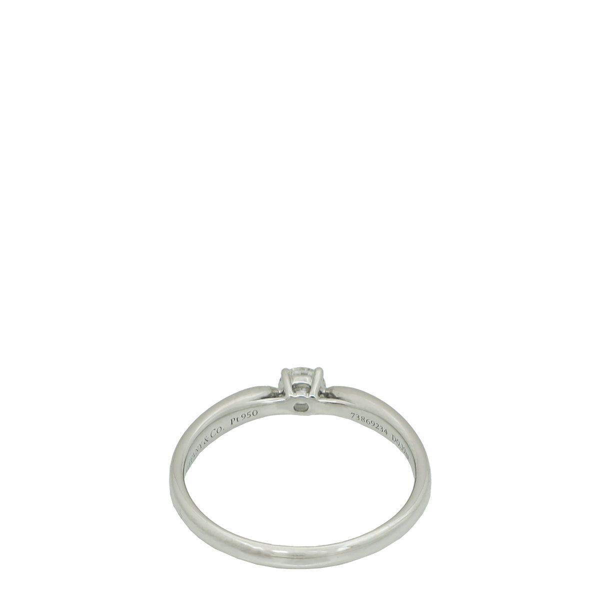Tiffany & Co. Platinum Diamonds Harmony Engagement Ring 53