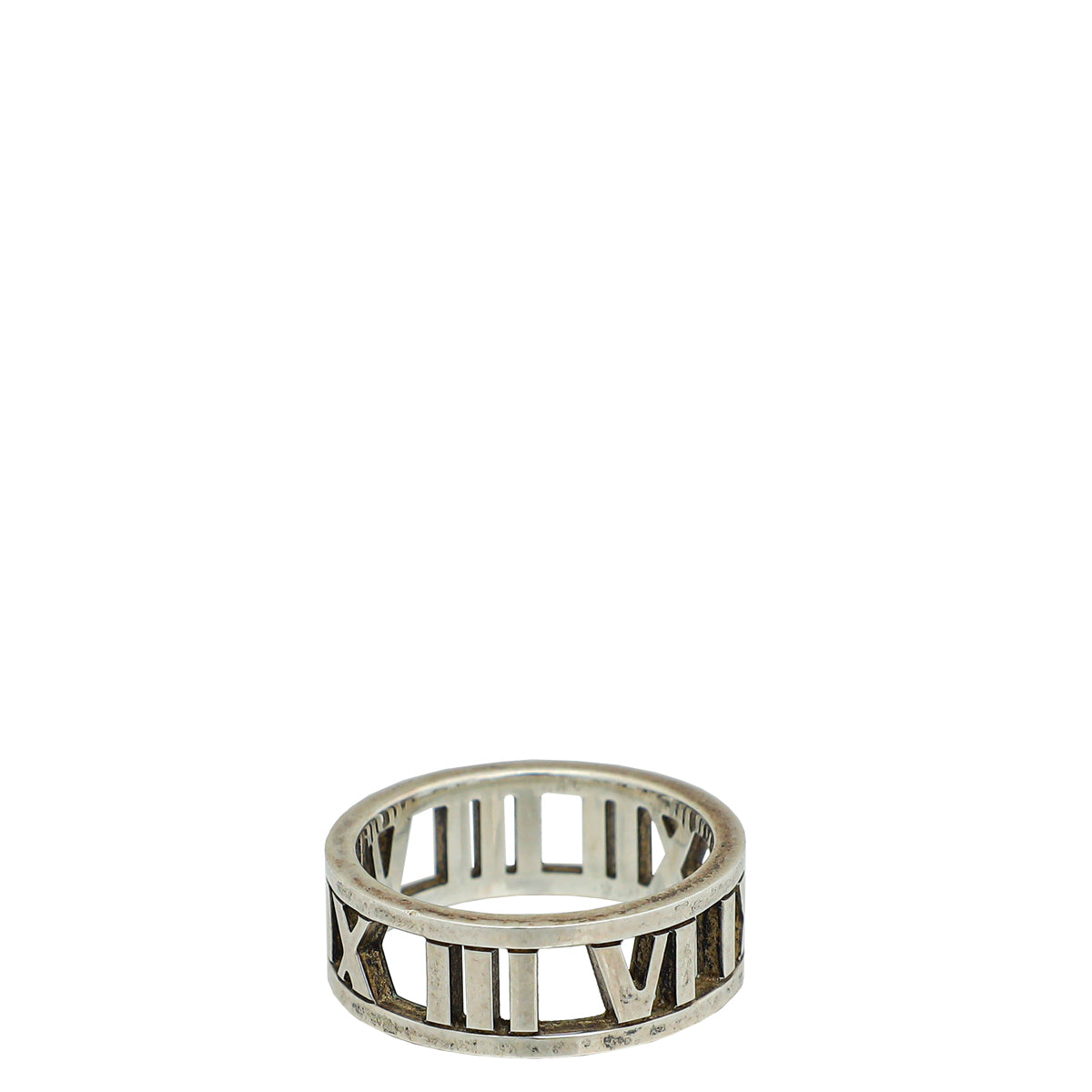 Tiffany & Co Sterling Silver Atlas Ring 52 (6)-Tiffany & Co-THE CLOSET