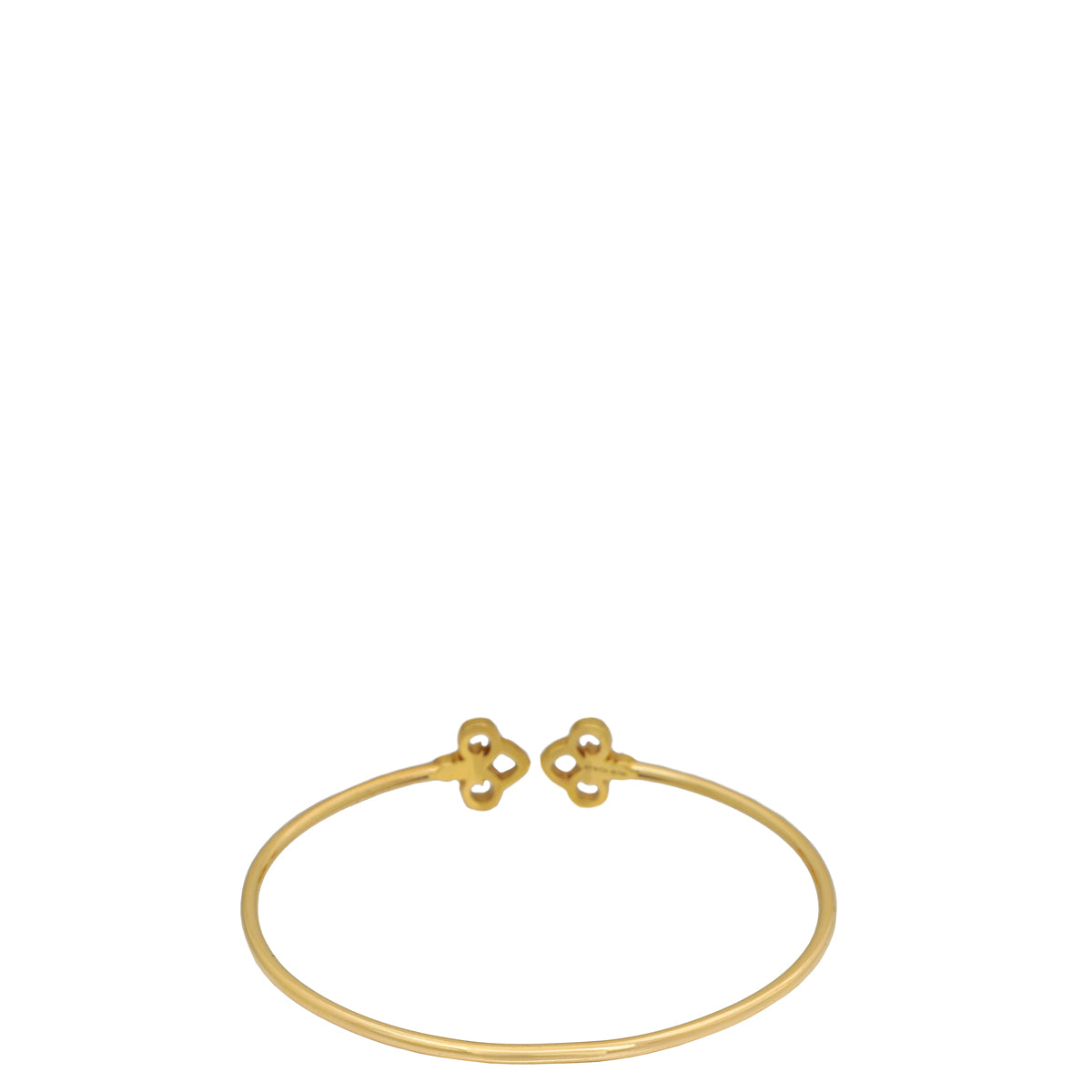 Tiffany & Co. 18K Pink Gold Fleur de Lis Diamond Wire Bracelet 16-Tiffany & Co-THE CLOSET