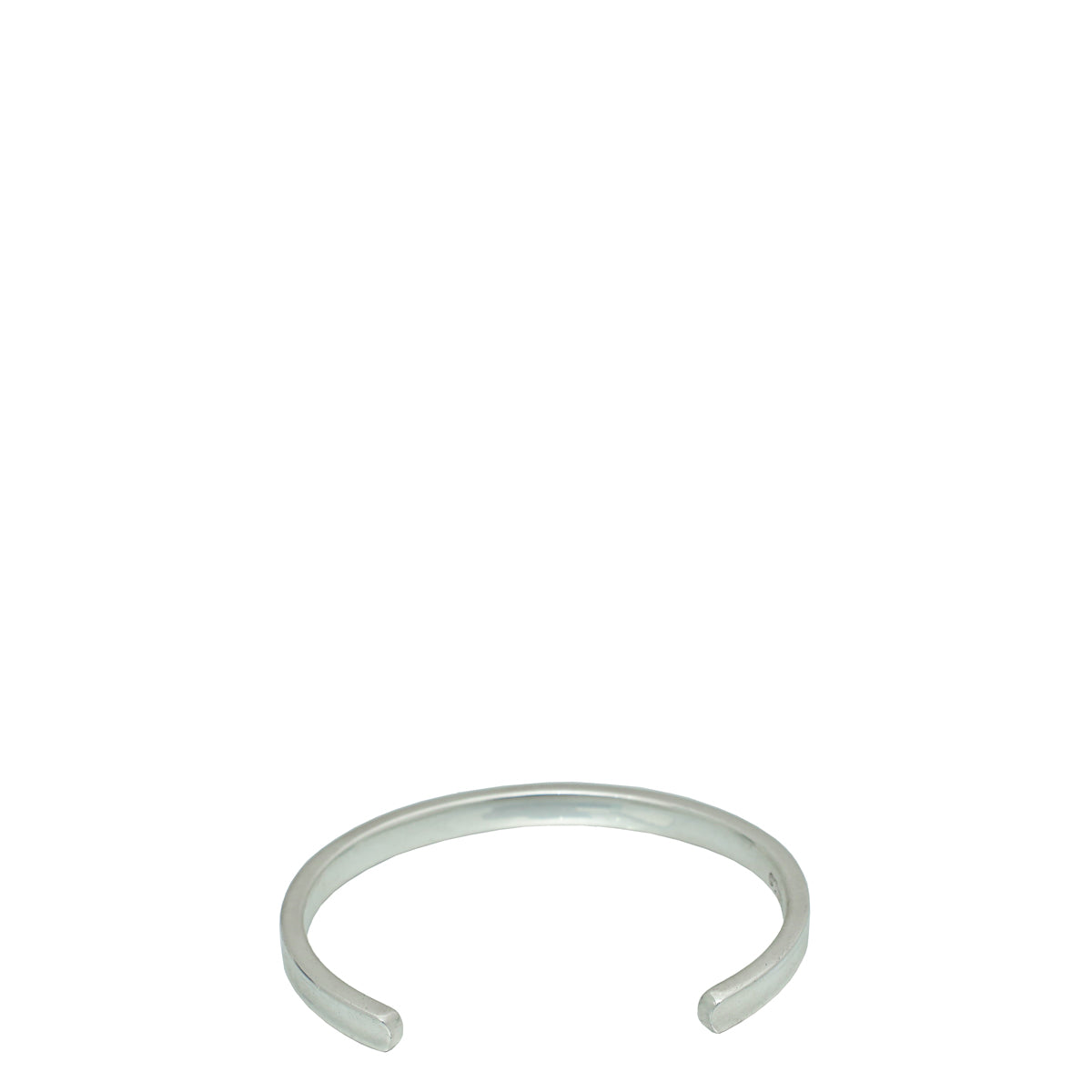 Tiffany & Co Sterling Silver 1837 Narrow Small Cuff Bangle-Tiffany & Co-THE CLOSET