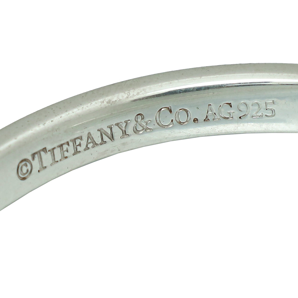 Tiffany & Co Sterling Silver 1837 Narrow Small Cuff Bangle