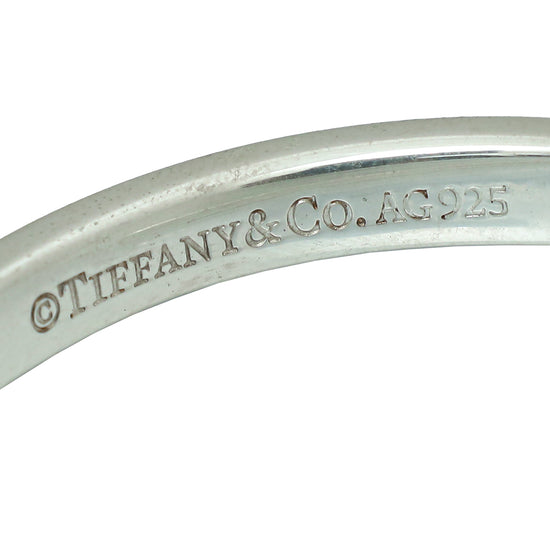 Tiffany & Co Sterling Silver 1837 Narrow Small Cuff Bangle