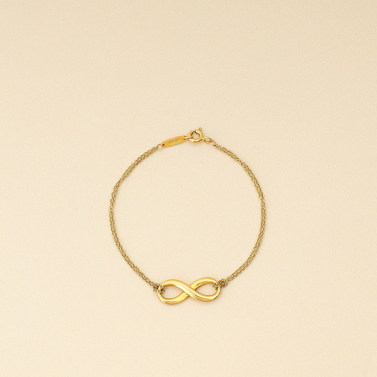 Tiffany 18K Yellow Gold Infinity Bracelet