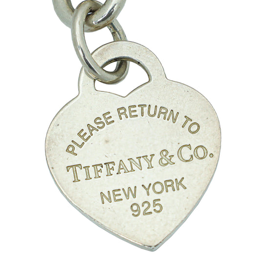 Tiffany & Co Sterling Silver Return to Tiffany Heart Tag Toggle Bracelet