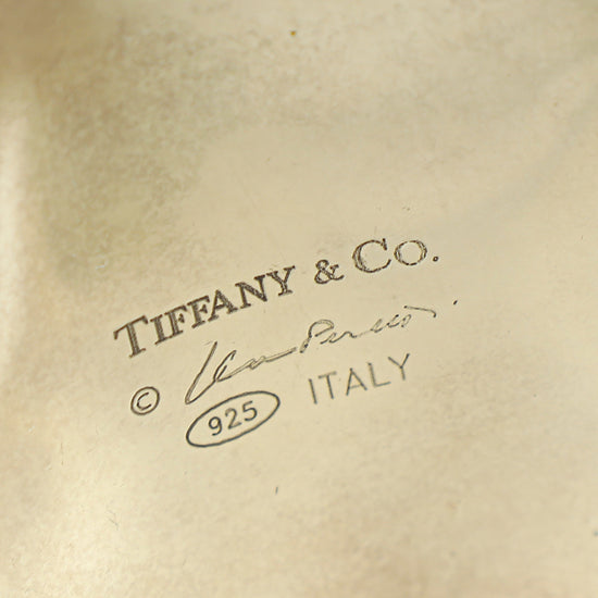 Tiffany & Co. Silver Elsa Peretti Bone Cuff Small Model Right Hand