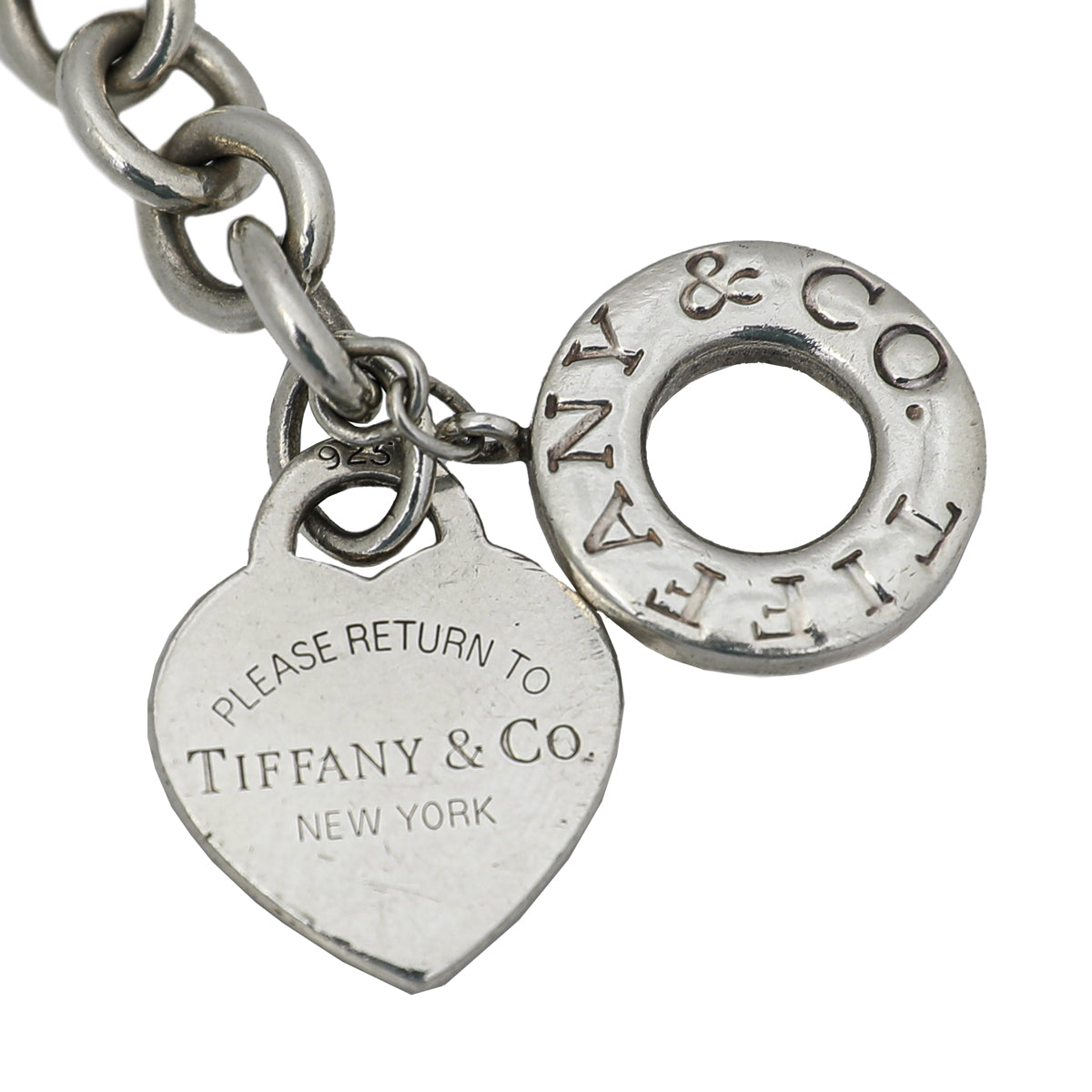 Tiffany Co Silver Heart Tag Toggle Bracelet