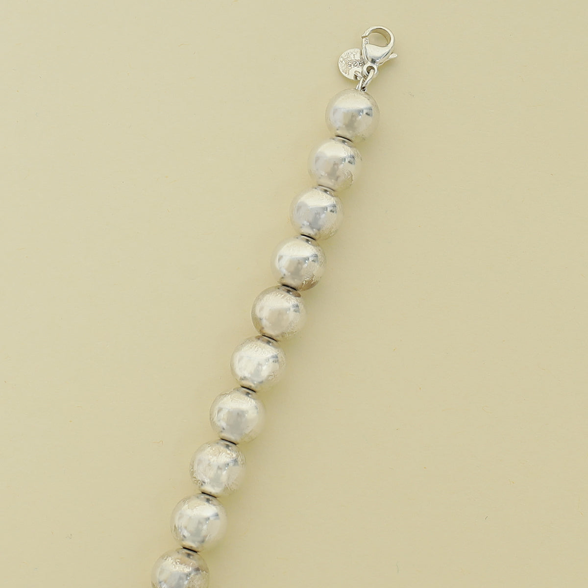 Tiffany & Co. Silver Hardware Ball 10mm Bracelet