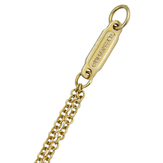 Tiffany & Co 18K Yellow Gold Infinity Bracelet