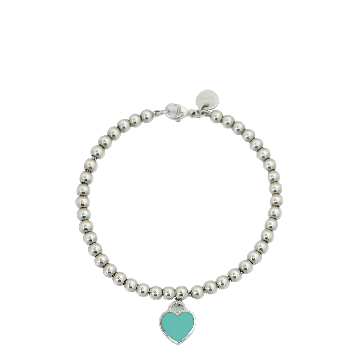 Tiffany & Co Tiffany Blue Heart Tag Bead Bracelet-Tiffany & Co-THE CLOSET