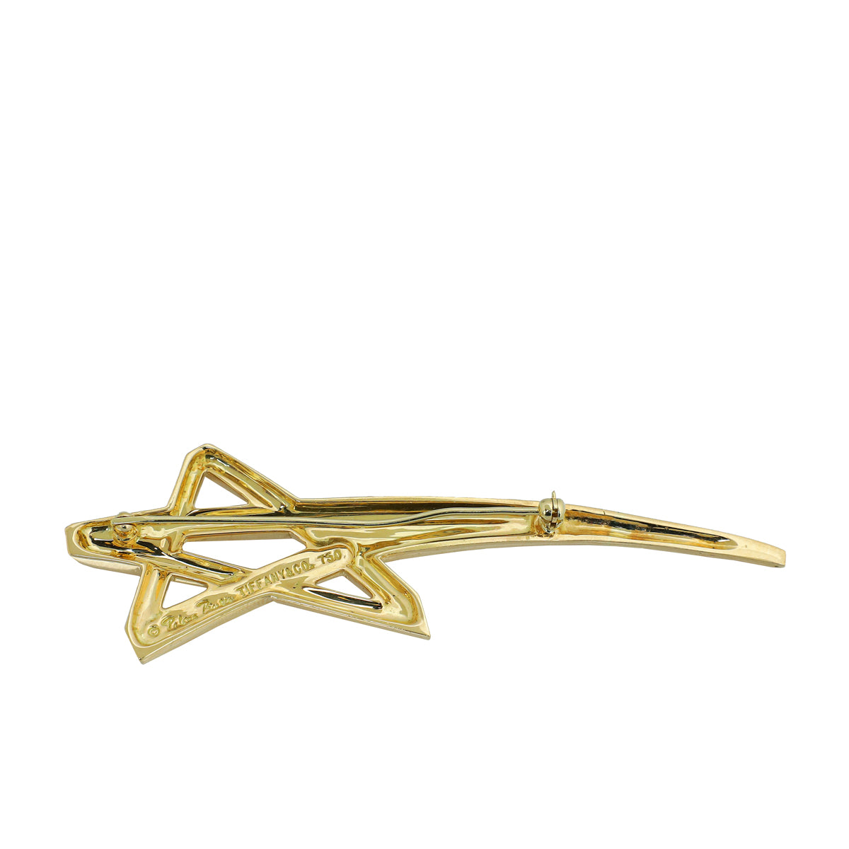 Tiffany & Co 18K Yellow Gold Paloma Picasso Shooting Star Brooch