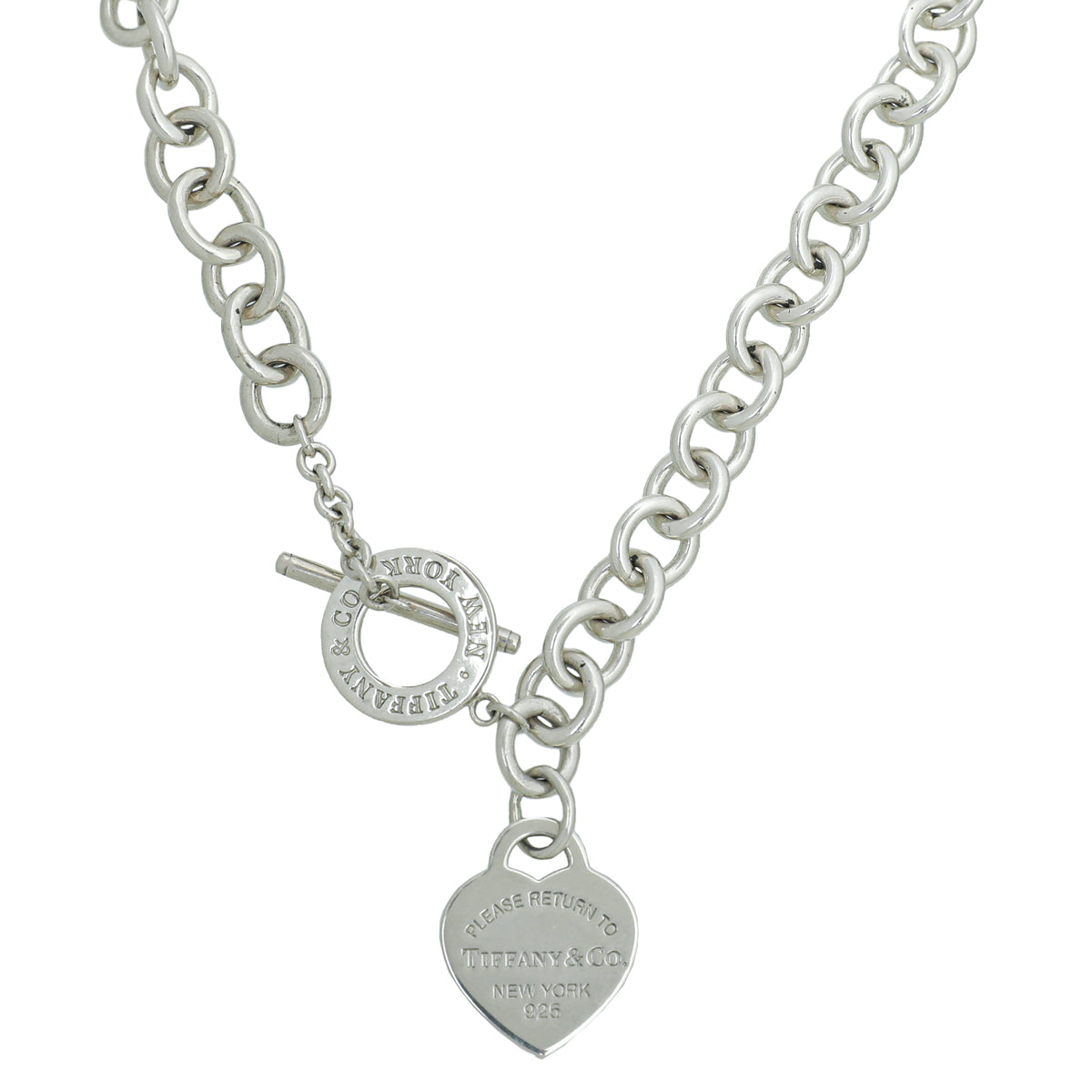 Tiffany & Co Sterling Silver Return to Tiffany Heart Tag Necklace-Tiffany & Co-THE CLOSET