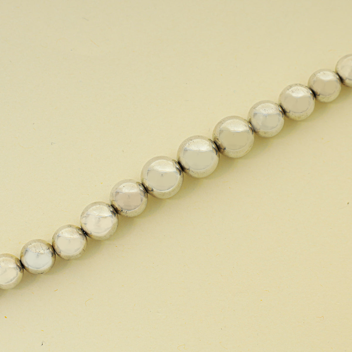 Tiffany & Co. Silver Hardwear Graduated Ball 6-11 mm Necklace