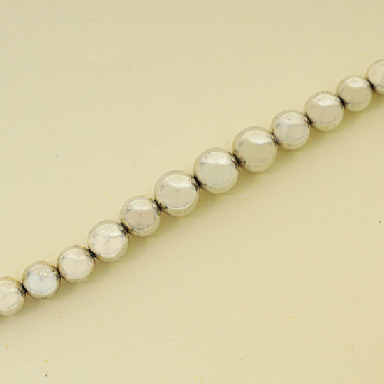 Tiffany & Co. Silver Hardwear Graduated Ball 6-11 mm Necklace