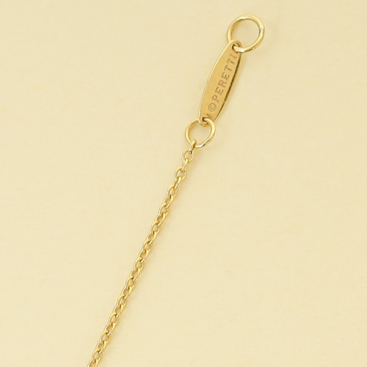 Tiffany & Co. 18K Yellow Gold Elsa Peretti® Open Heart Pendant Necklace