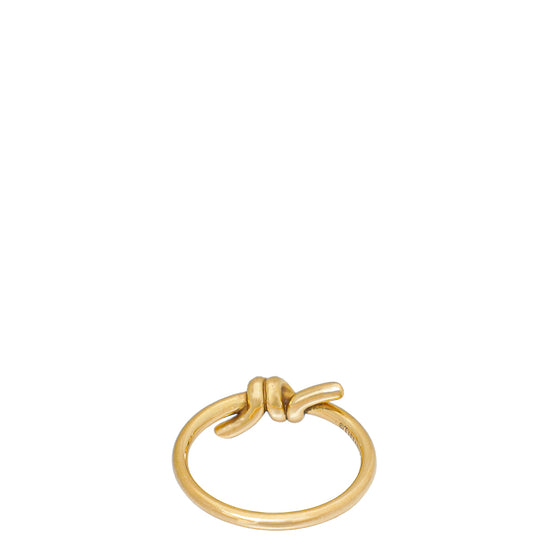 Tiffany & Co 18K Rose Gold Knot Ring 6/51
