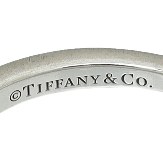 Tiffany & Co Platinum Diamond Soleste Half Eternity Ring 51