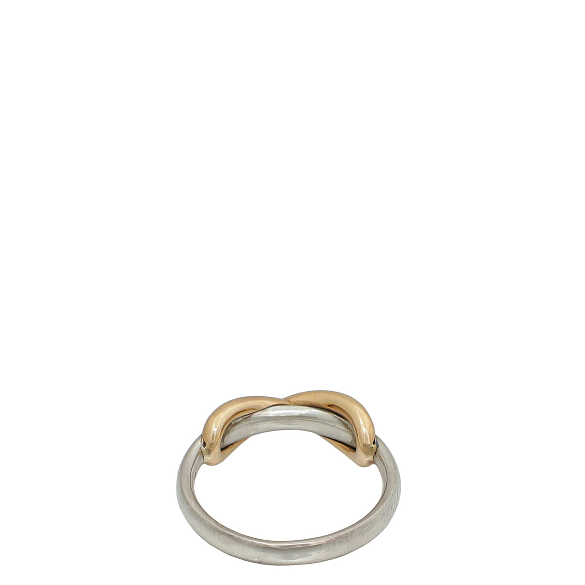 Tiffany & Co 18K Rose Gold Sterling Silver Infinity Ring 49-Tiffany & Co-THE CLOSET