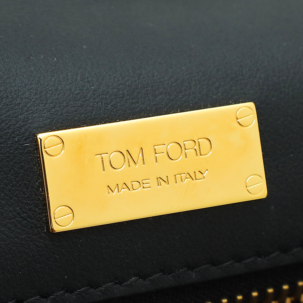 Tom Ford Metallic Brown Python Natalia Medium Chain Bag