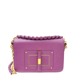 Tom Ford Purple Natalia Medium Shoulder Bag