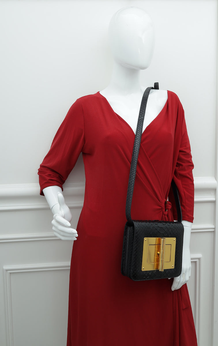 Tom Ford Python Natalia Convertible Clutch - Shoulder Bags, Handbags