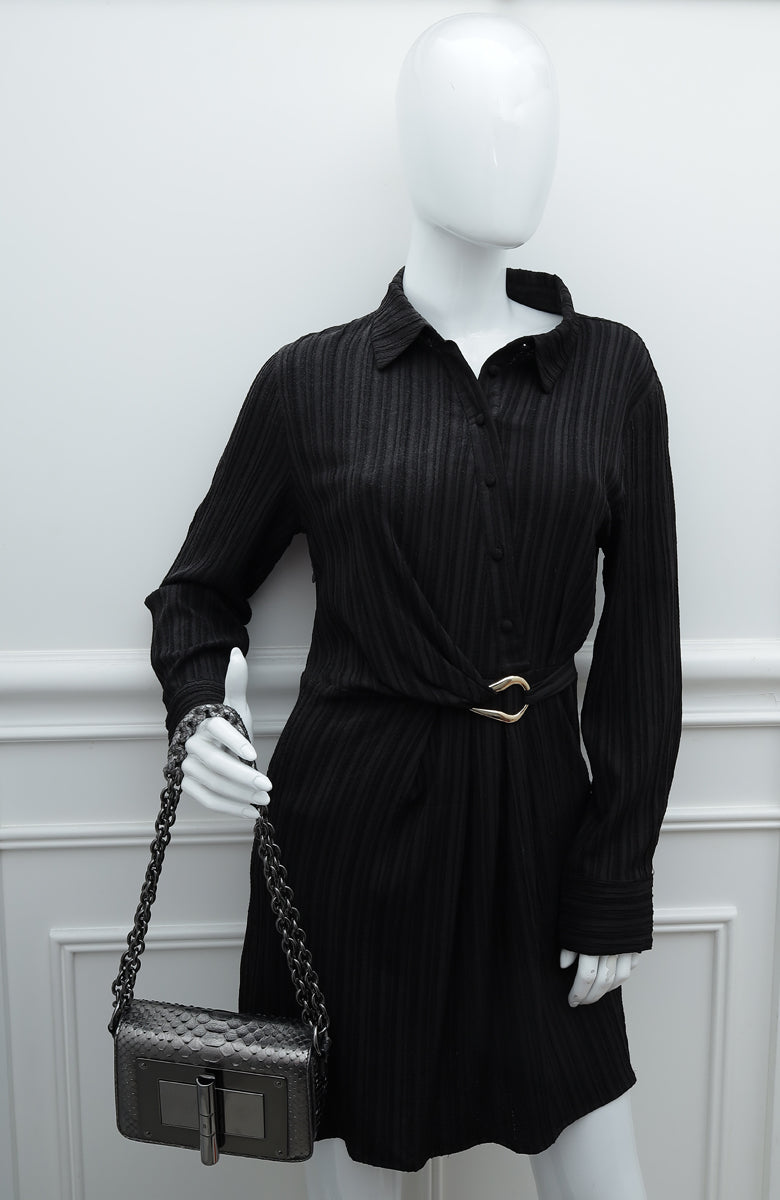 Tom Ford Metallic Gray Python Chain Natalia Bag – THE CLOSET
