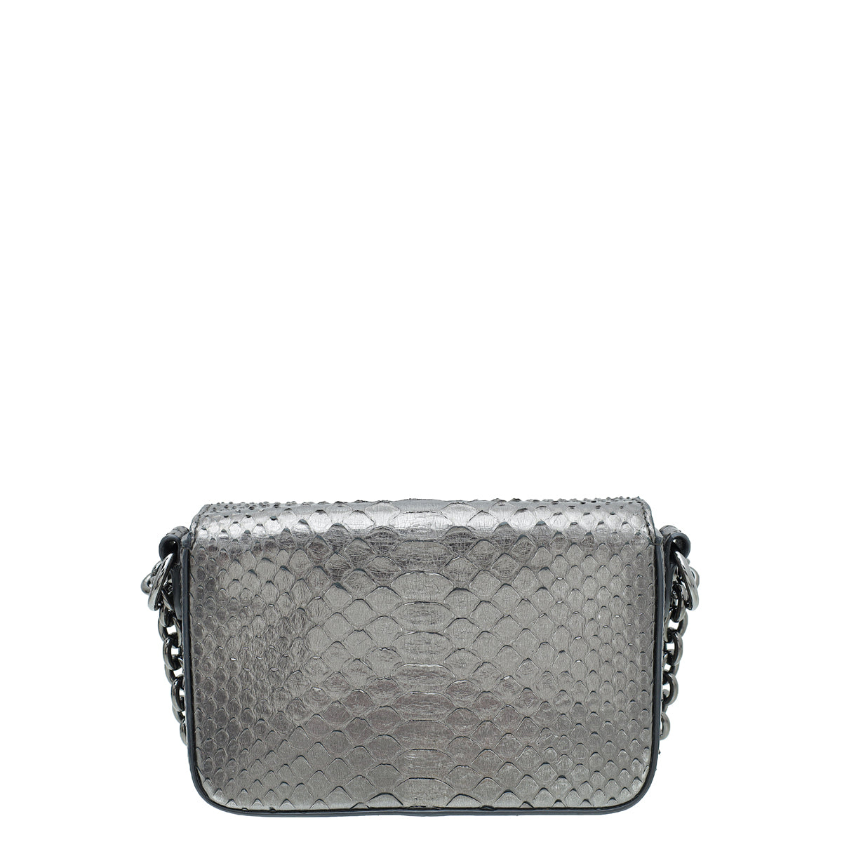 Tom Ford Metallic Gray Python Chain Natalia Bag – The Closet