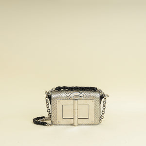 Tom Ford Bicolor Natalia Python Flap Small Bag