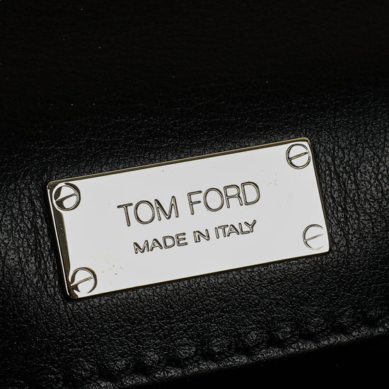 Tom Ford Bicolor Natalia Python Flap Small Bag