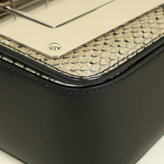 Tom Ford Bicolor Natalia Python Flap Small Bag