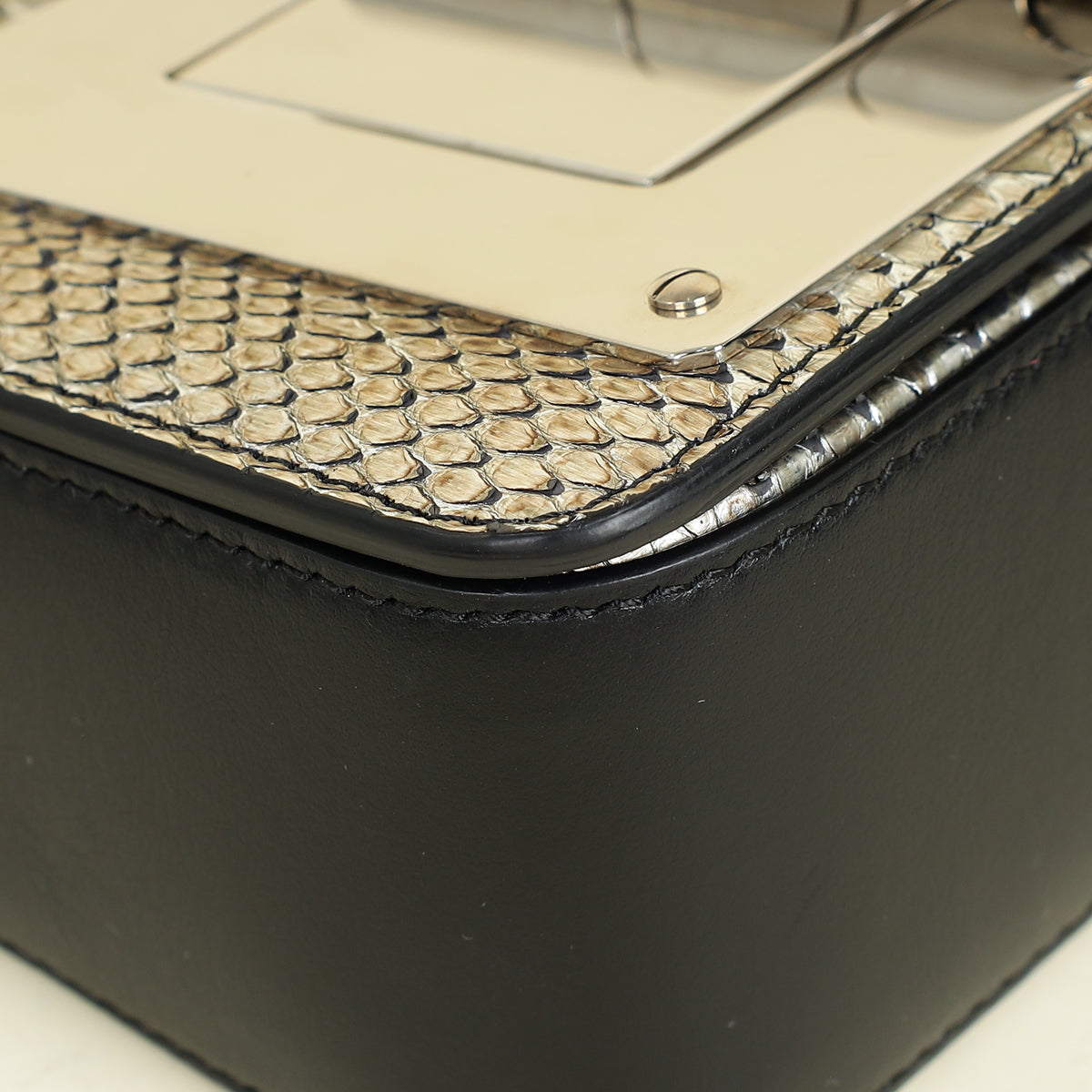 Tom Ford Bicolor Natalia Python Flap Small Bag