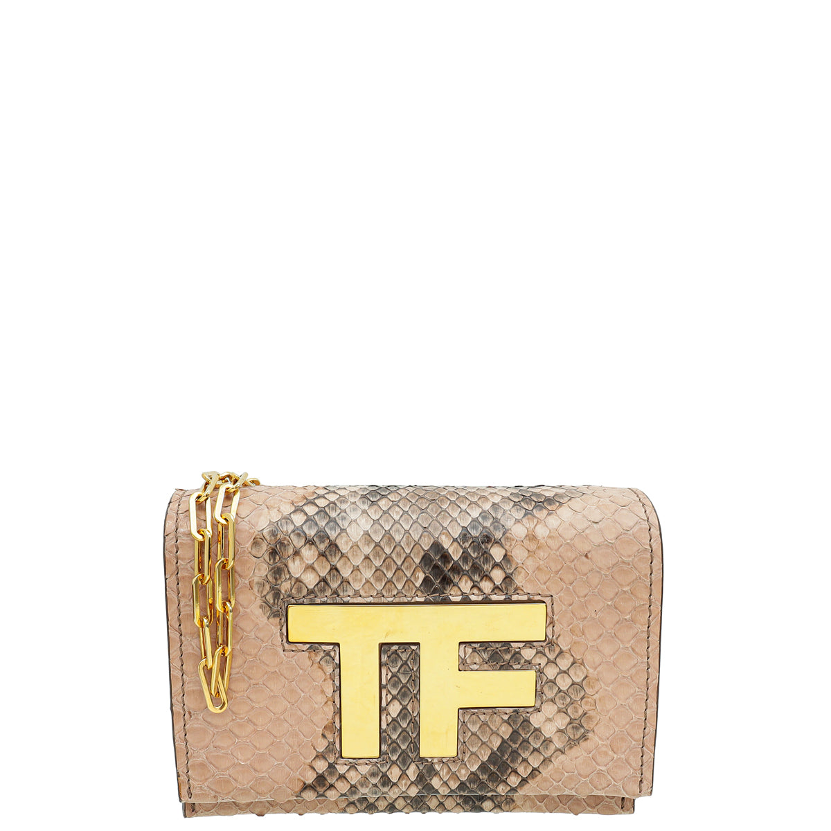 Tom Ford Blush Nude TF Flap Chain Crossbody Bag