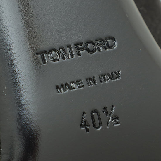 Tom Ford Black Blade 105 Sling Ankle Strap Pumps 40.5