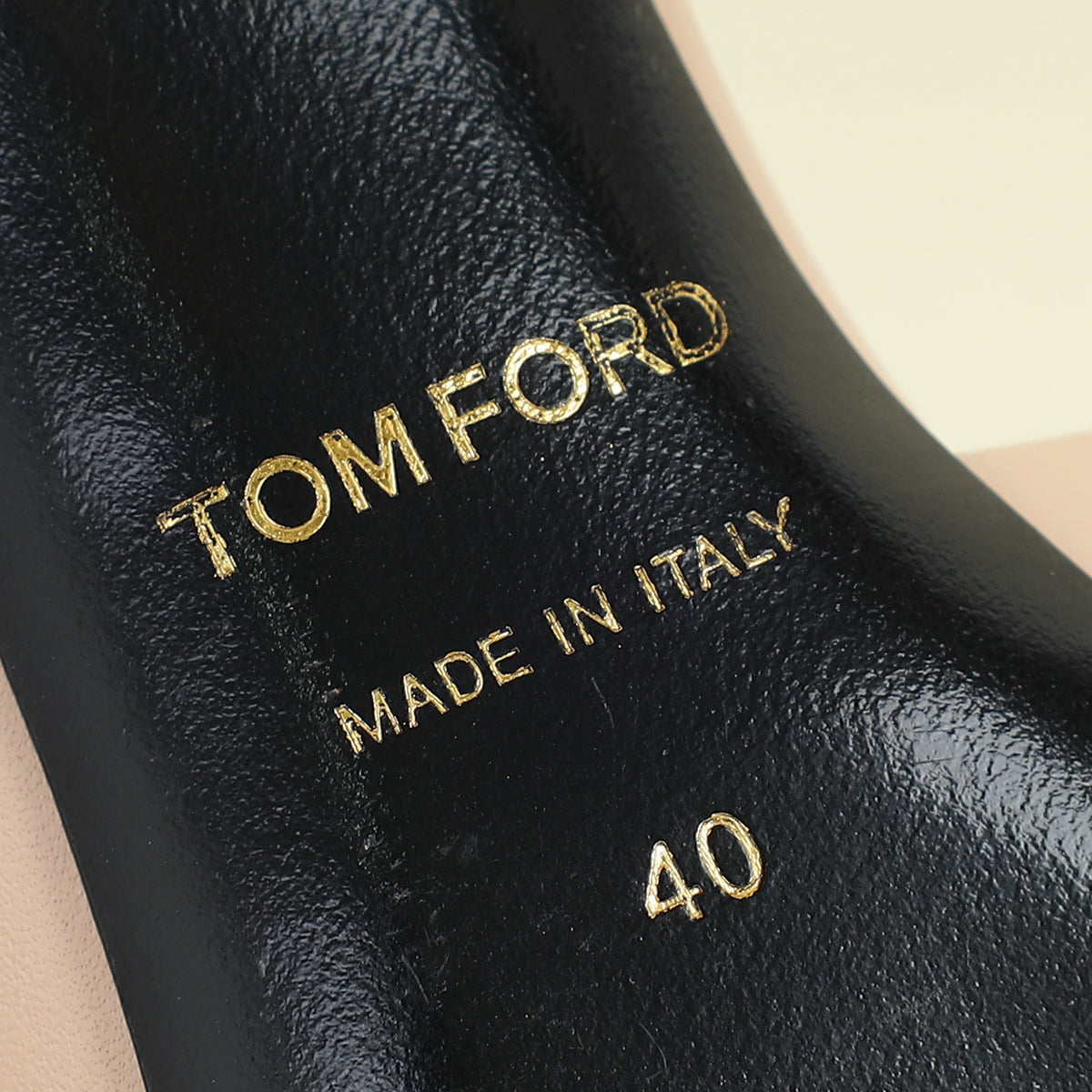 Tom Ford Nude Heel Pump 40