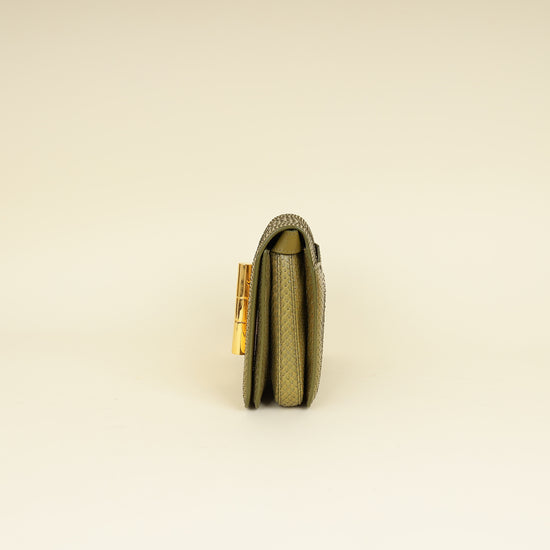 Tom Ford Olive Natalia Python Medium Shoulder Bag