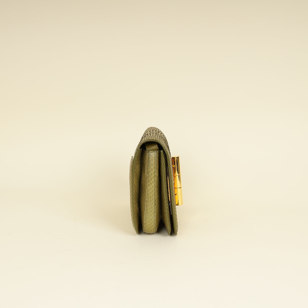 Tom Ford Olive Natalia Python Medium Shoulder Bag