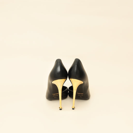 Tom Ford Black D'Orsay Pumps 37.5-Tom Ford-THE CLOSET
