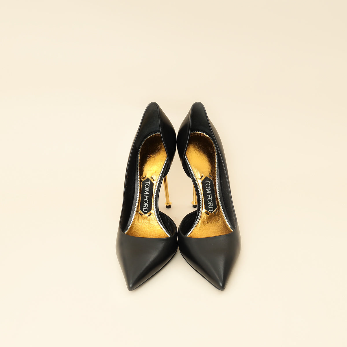 Tom Ford Black D'Orsay Pumps 37.5-Tom Ford-THE CLOSET