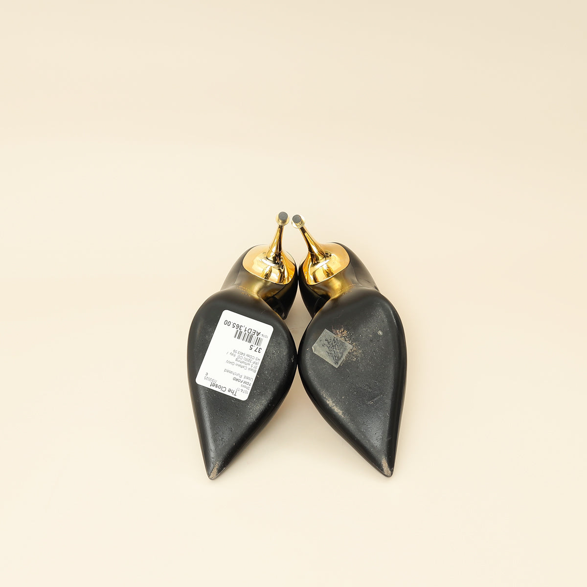 Tom Ford Black D'Orsay Pumps 37.5-Tom Ford-THE CLOSET