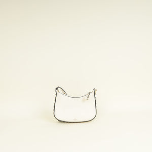 Valentino Ivory Rockstud Hobo Mini Bag