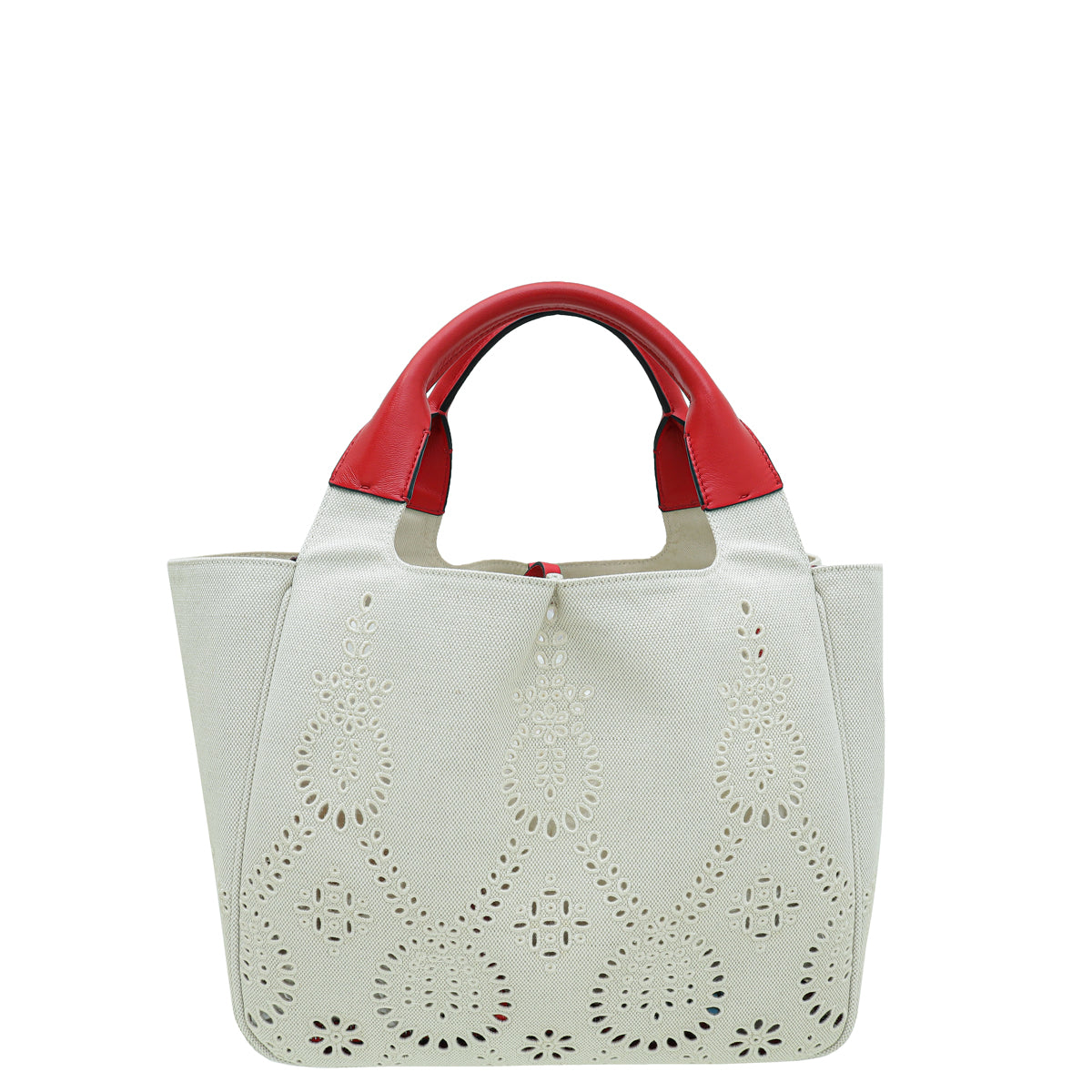 Valentino Bicolor Atelier 08 San Gallo Edition Small Tote Bag-Valentino-THE CLOSET