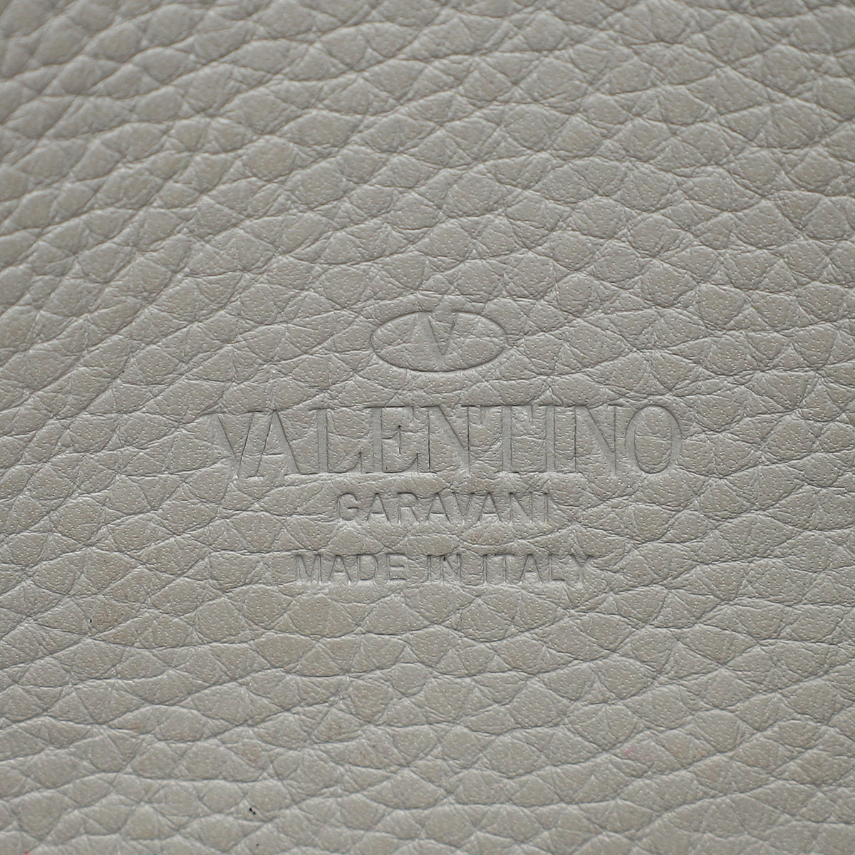 Valentino Gray Rockstud Flip Lock Flap Crossbody Bag